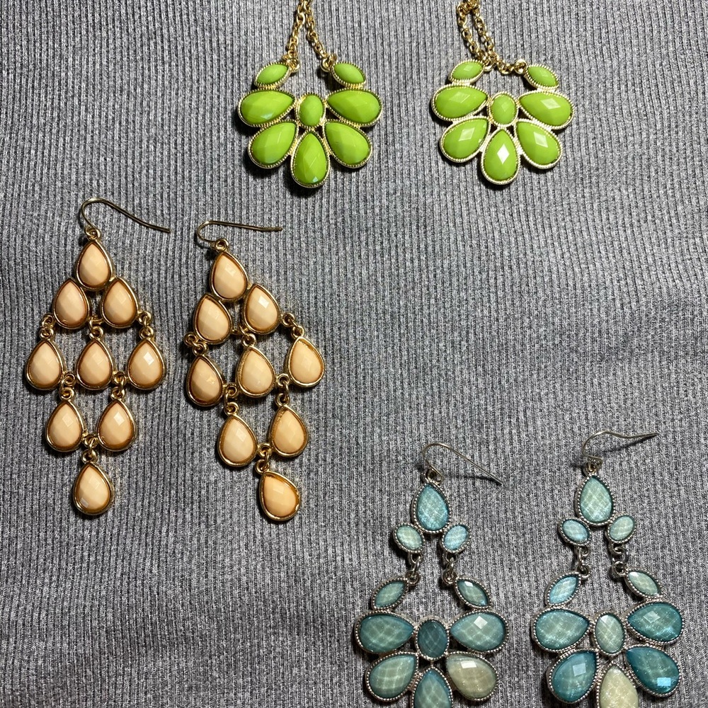 Earrings- set of three